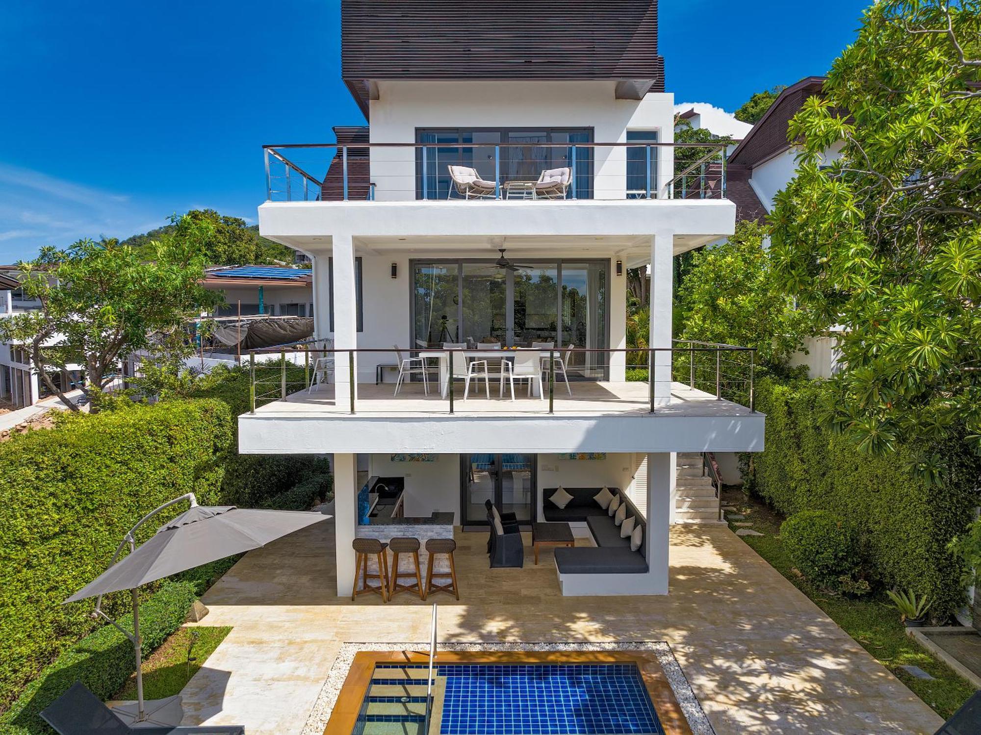 3 Bedroom Luxury 5 Star Seaview Villa Esprit Sdv087-By Samui Dream Villas Банг-Рак Экстерьер фото